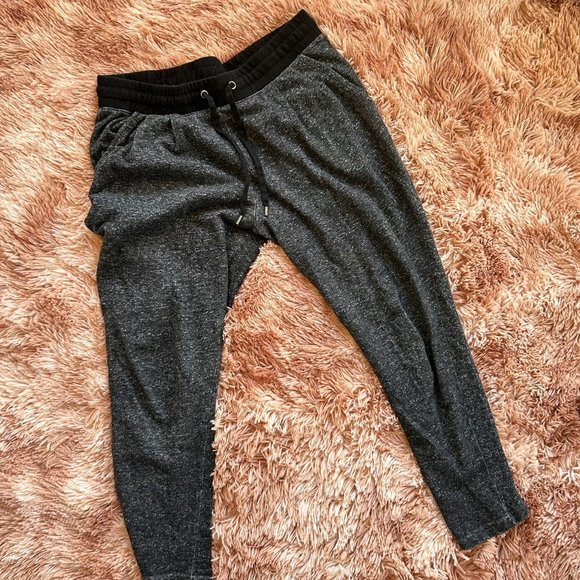 H&M Pants - Dark Heather Gray Joggers/Sweatpants with Drawstrings